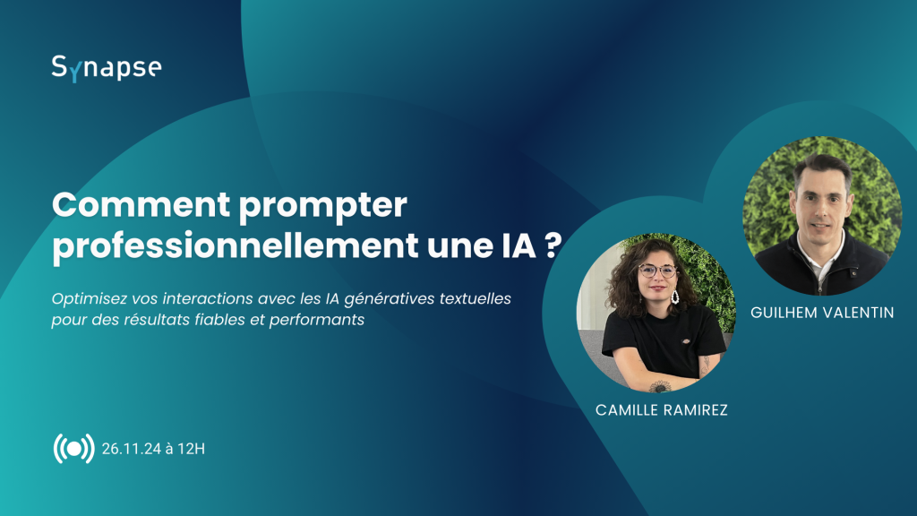 webinar Synapse Développement : comment prompter professionnellement une IA ?